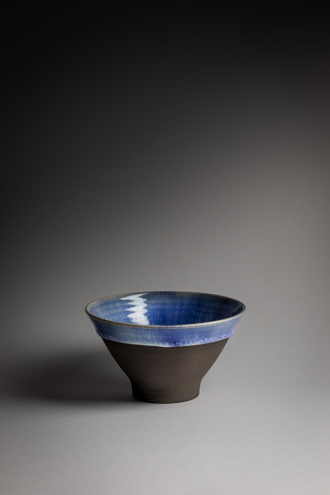 Bol à riz Shokagama bleu & noir