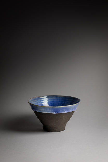 Bol à riz Shokagama bleu & noir