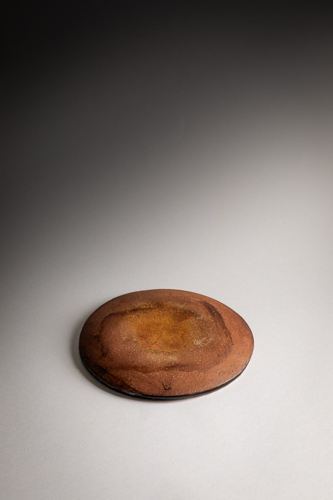 Assiette Iwaï Gama marron