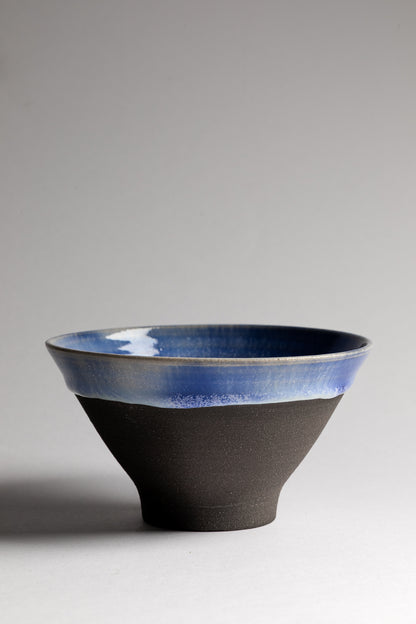 Bol à riz Shokagama bleu & noir